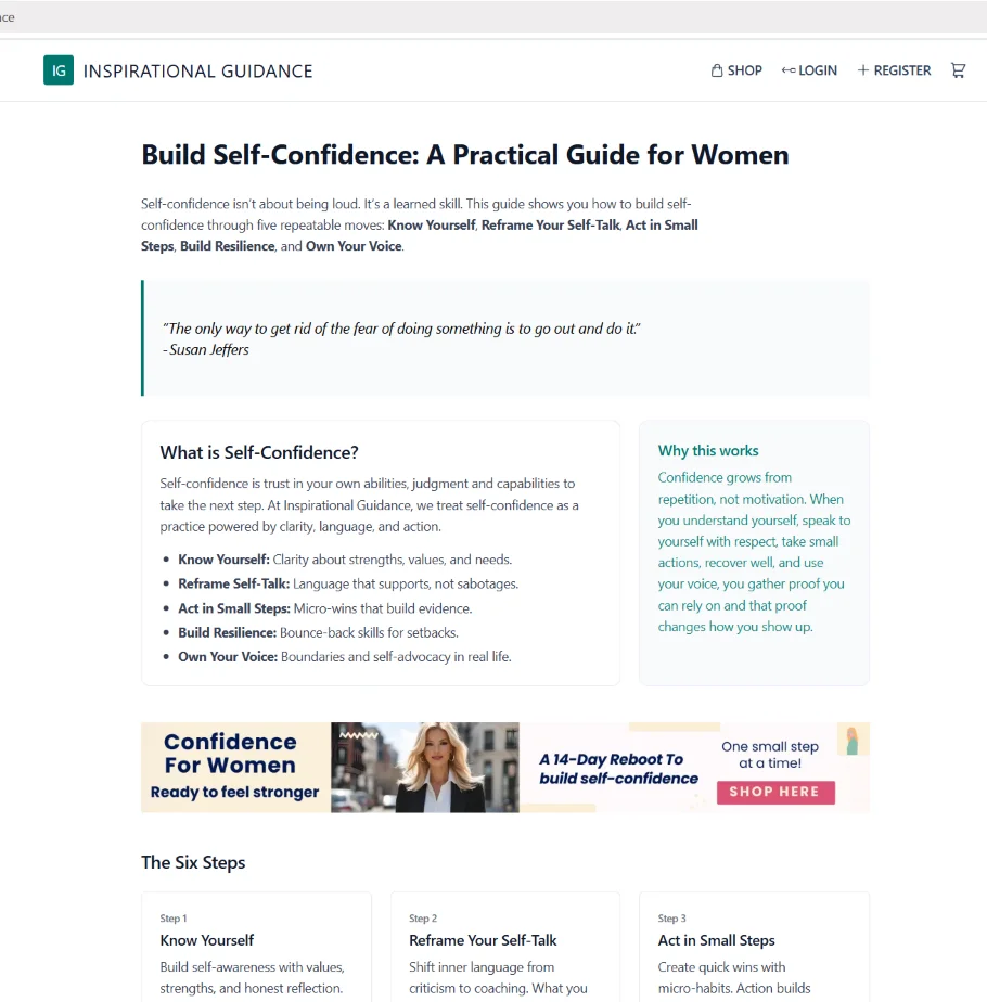 Inspirational Guidance