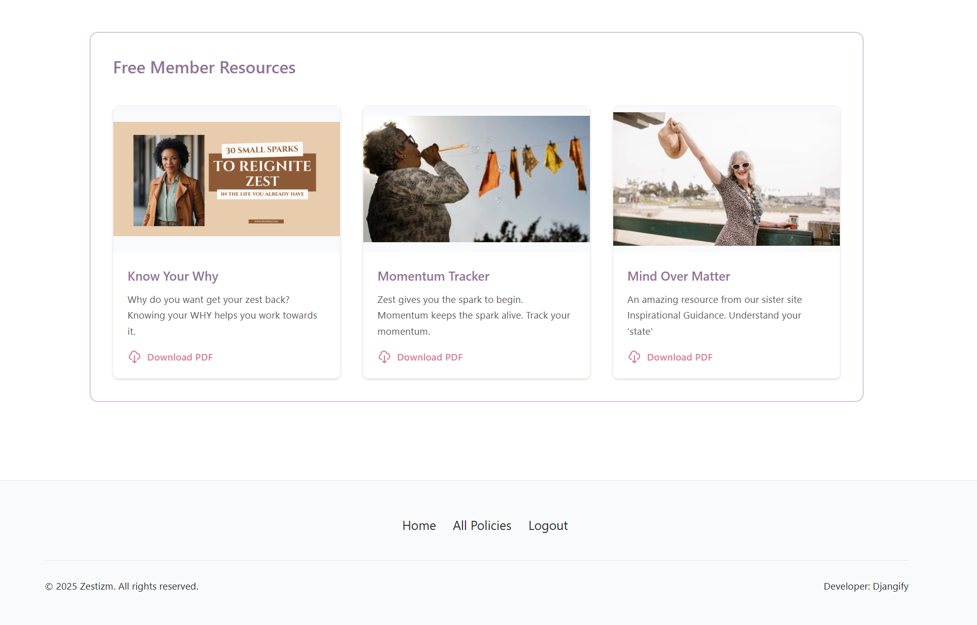 Free Products and Footer Area